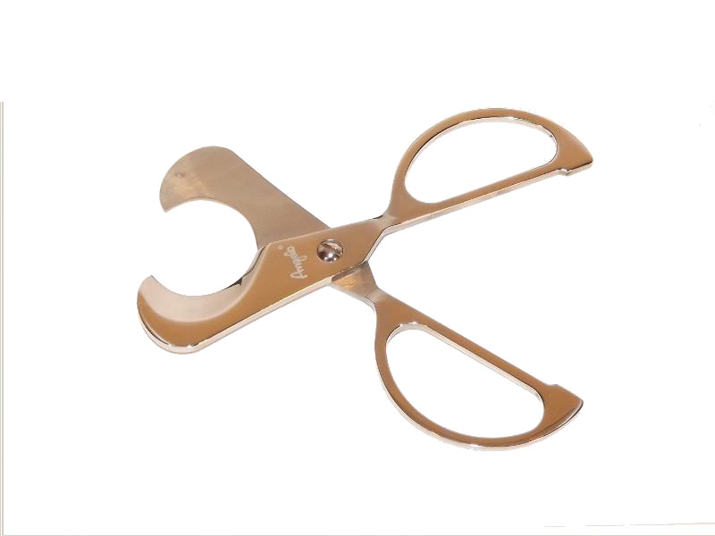 Szivarvágó olló - króm (12cm) - Image 3