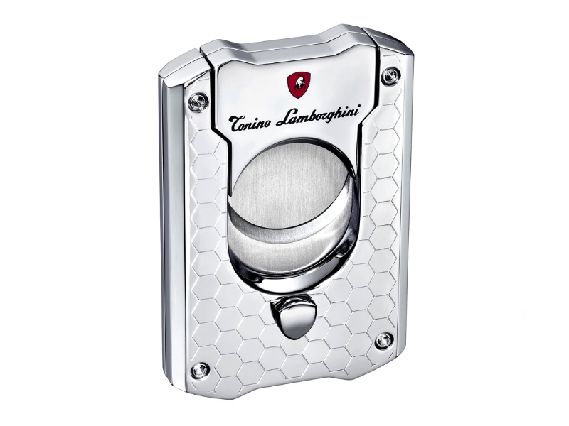 Lamborghini Le Mans szivarvágó - króm, méhsejt