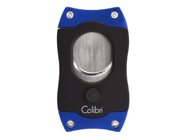 Colibri S-Cut Szivarvágó - fekete/kék (26mm)