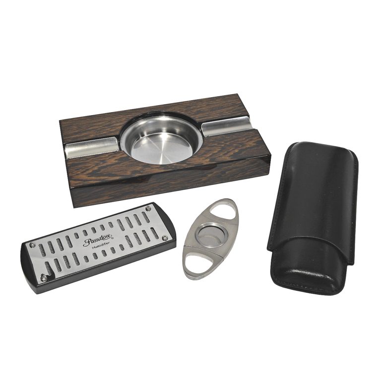 Humidor 50 szál szivarnak, üvegtetős, barna + AJÁNDÉK szett! - Image 5