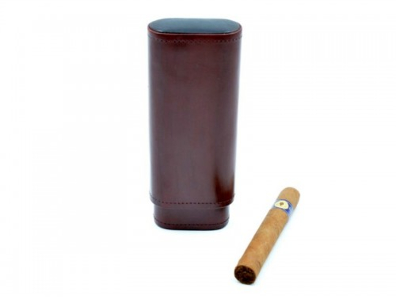 Szivartok - 3 szivar részére, barna bőr - Image 3